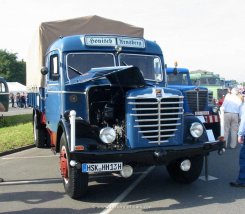 B&uuml;ssing 6000S Pritsche mit tiefem Fahrerhaus 1953