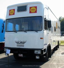 B&uuml;ssing BS12 Renntransporter (eh. Renndienst LKW der Deutschen Shell) 1968