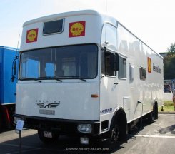 B&uuml;ssing BS12 Renntransporter (eh. Renndienst LKW der Deutschen Shell) 1968