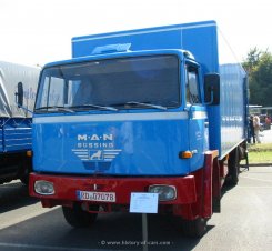 MAN-B&uuml;ssing 12.192 (BS12 L) Kofferaufbau 1970