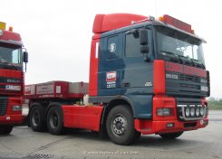 DAF 95XF 480 Sattelzugmaschine mit Tieflader 1997-2003