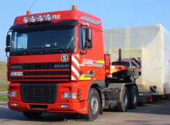 DAF 95XF 480 Sattelzugmaschine mit Tieflader 1997-2003