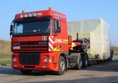 DAF 95XF 480 Sattelzugmaschine mit Tieflader 1997-2003