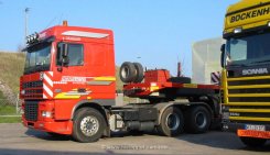 DAF 95XF 480 Sattelzugmaschine mit Tieflader 1997-2003