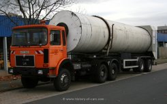 MAN 26.281 (F9) 6x6 Sattelzugmaschine mit Faun Rotopress 1983-1986