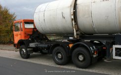 MAN 26.281 (F9) 6x6 Sattelzugmaschine mit Faun Rotopress 1983-1986