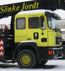 MAN F90 26.422 6x4 Aufbaukran HK028 1986-1990