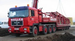 MAN F90 41.462 8x4/4 Schwerlast-Sattelzugmaschine Buller 1986-1990