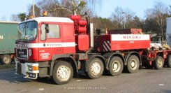 MAN F90 41.502 8x4/4 Schwerlast-Sattelzugmaschine Max Goll 1990-1994