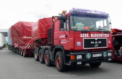 MAN F90 41.502 8x4/4 Schwerlast-Sattelzugmaschine Gebr. Markewitsch 1990-1994