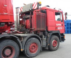 MAN F90 41.502 8x4/4 Schwerlast-Sattelzugmaschine Gebr. Markewitsch 1990-1994