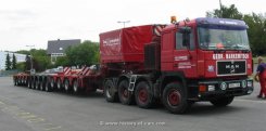 MAN F90 41.502 8x4/4 Schwerlast-Sattelzugmaschine Gebr. Markewitsch 1990-1994