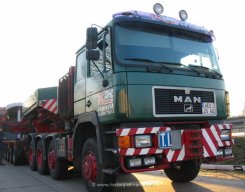 MAN F90 41.502 8x6/4 Schwerlast-Sattelzugmaschine Kahl 1990-1994