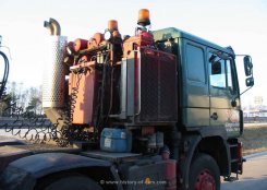 MAN F90 41.502 8x6/4 Schwerlast-Sattelzugmaschine Kahl 1990-1994