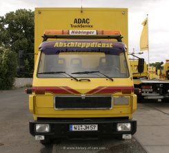 MAN-VW G90 8.150 Koffer H&uuml;binger ADAC Truck-Service 1987-1993