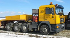 MAN F2000 Evo 27.464 8x4/4 Schwerlast-Sattelzugmaschine Kronschnabel 1998-2000