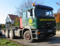 MAN F2000 Evo 33.464 6x4 Sattelzugmaschine Th&ouml;men Hamburg 1998-2000
