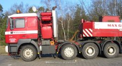 MAN F2000 Evo 41.464 8x4/4 Schwerlast-Sattelzugmaschine Max Goll 1998-2000