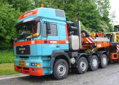 MAN F2000 Evo 41.464 8x4/4 Schwerlast-Sattelzugmaschine Gruber Logistics 1998-2000