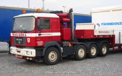 MAN F2000 Evo 41.464 8x4/4 Schwerlast-Sattelzugmaschine Max Goll 1998-2000