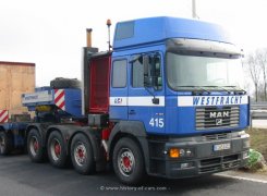 MAN F2000Evo 41.604 8x4/4 Schwerlast-Sattelzugmaschine Westfracht ca. 1999-2000