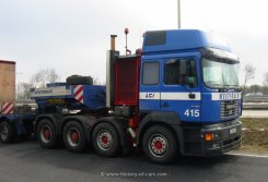 MAN F2000Evo 41.604 8x4/4 Schwerlast-Sattelzugmaschine Westfracht ca. 1999-2000