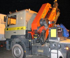 MAN F2000 Evo FE460A 6x6 Sattelzugmaschine mit Ladekran Wolf System 2000-2002