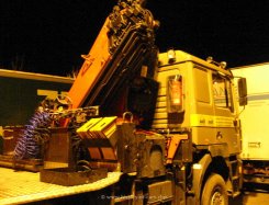 MAN F2000 Evo FE460A 6x6 Sattelzugmaschine mit Ladekran Wolf System 2000-2002