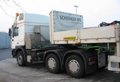 MAN F2000 Evo FE460A 6x4 Sattelzugmaschine Schenker 2000-2002