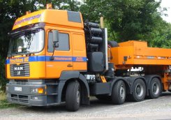 MAN F2000Evo FE600A 8x4/4 Schwerlast-Sattelzugmaschine Titschkus KG 2000-2002