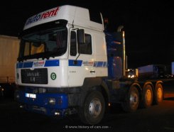 MAN F2000 Evo FE460A 8x4/4 Schwerlast-Sattelzugmaschine auto rent 2000-2002