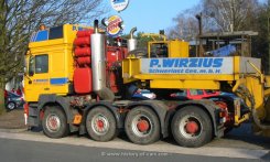 MAN F2000Evo FE600A 8x4/4 Schwerlast-Sattelzugmaschine P. Wirzius 2000-2002