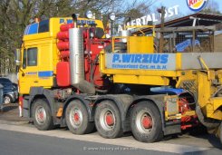 MAN F2000Evo FE600A 8x4/4 Schwerlast-Sattelzugmaschine P. Wirzius 2000-2002