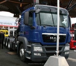 MAN TGS 35.480 L 8x4x4 Abrollkipper Hiab Ladekran 2008