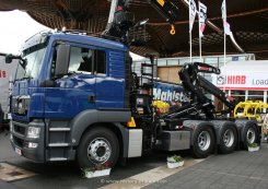 MAN TGS 35.480 L 8x4x4 Abrollkipper Hiab Ladekran 2008