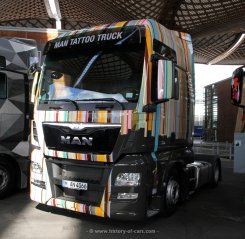 MAN TGX 4x2 XXL Tattoo-Trucks Sattelzugmaschine 2014