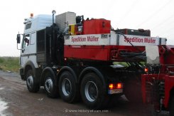 Mercedes-Benz SK94 3553S 8x4/4 Schwerlast-Sattelzugmaschine Spedition M&uuml;ller 1994-1998