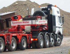 Mercedes-Benz SK94 3553S 8x4/4 Schwerlast-Sattelzugmaschine Spedition M&uuml;ller 1994-1998