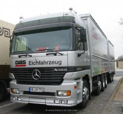 Mercedes-Benz Actros 2653 L 8x4/4 OAS 60t Eichfahrzeug 1996-2002