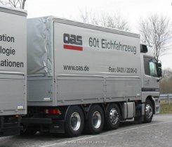 Mercedes-Benz Actros 2653 L 8x4/4 OAS 60t Eichfahrzeug 1996-2002