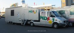 Mercedes-Benz Sprinter Doppelkabine Sattelzugmaschine MDF1 Fernsehen 2000-2002