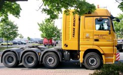 Mercedes-Benz Actros MP3 4165 Megaspace 8x4/4 Schwerlast-SZM Franz Bracht 2008-2012