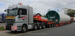 Mercedes-Benz Actros MP3 4165 Megaspace 8x4/4 Schwerlast-SZM Spedition Bender 2008-2012